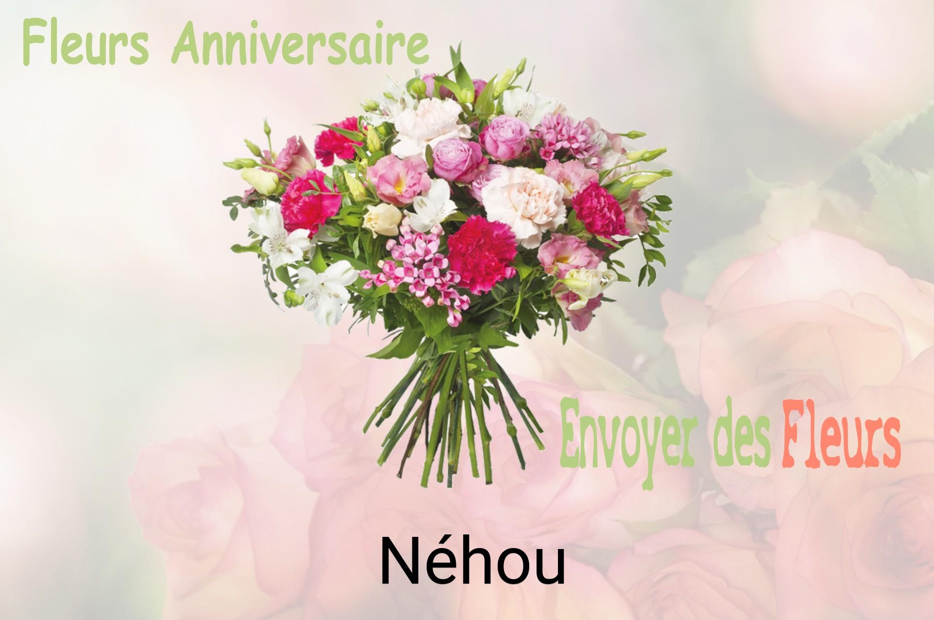 Bouquet de fleurs d’anniversaire livré à Néhou