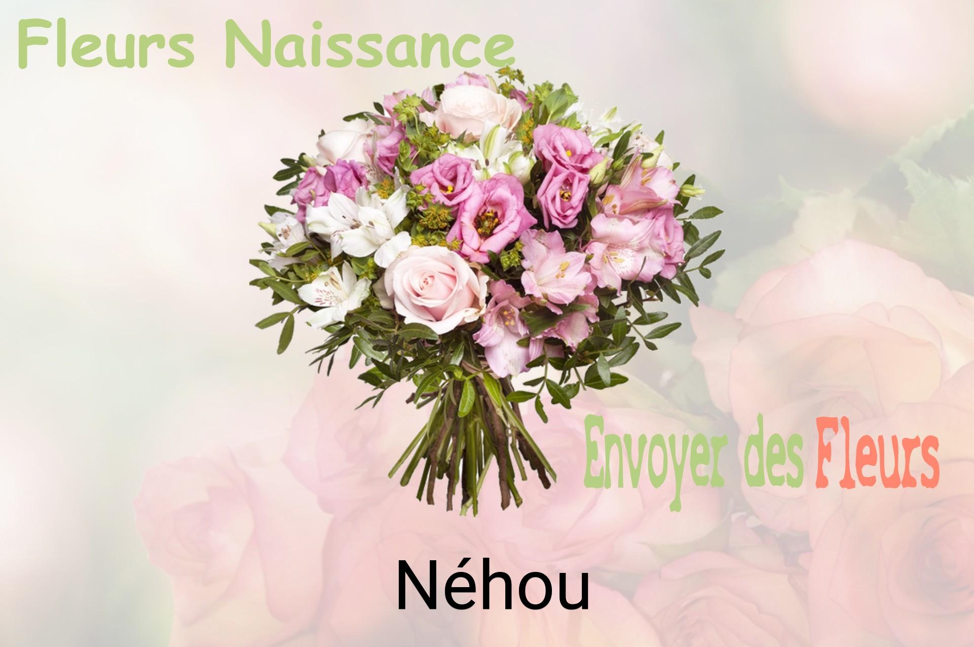 Bouquet de fleurs de naissance livré à Néhou